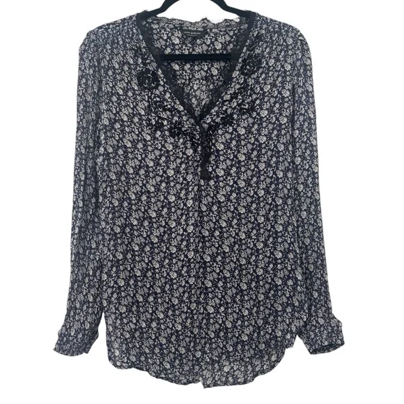 Lucky Brand Embroidered Tunic Top - Picture 5 of 10